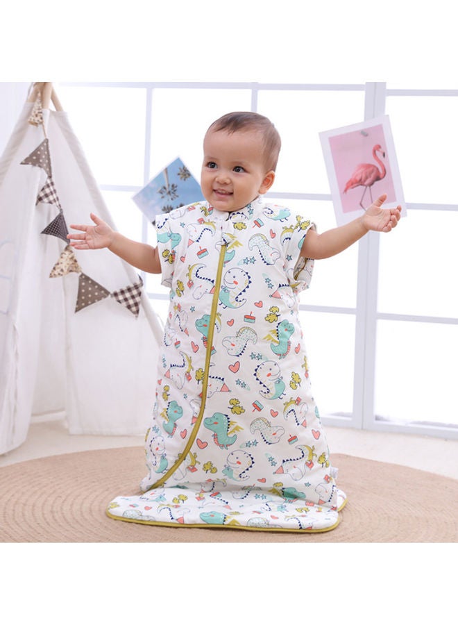 Comfortable Pure Cotton Baby Swaddle Wrapping With Zipper Blocking And Detachable Sleeve - Image 3